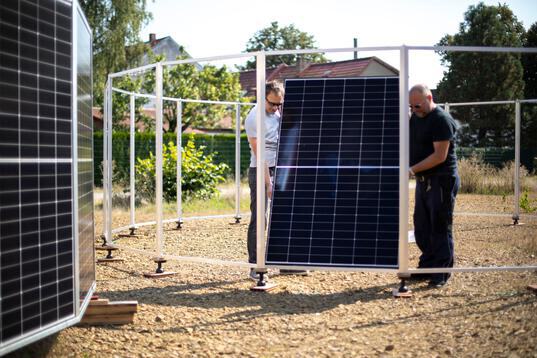 Solar-Iglu wird im Rahmen der EFRE-Wanderausstellung präsentiert