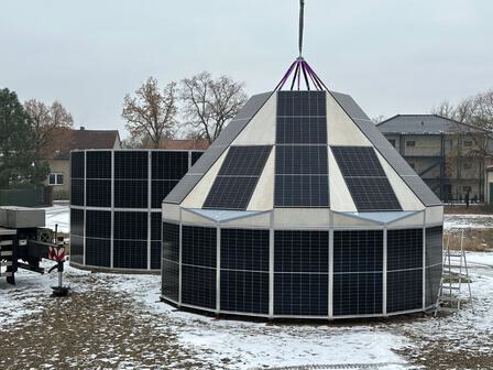 Das Kegel-Segment wurde mit einem Ring-Segment verbunden